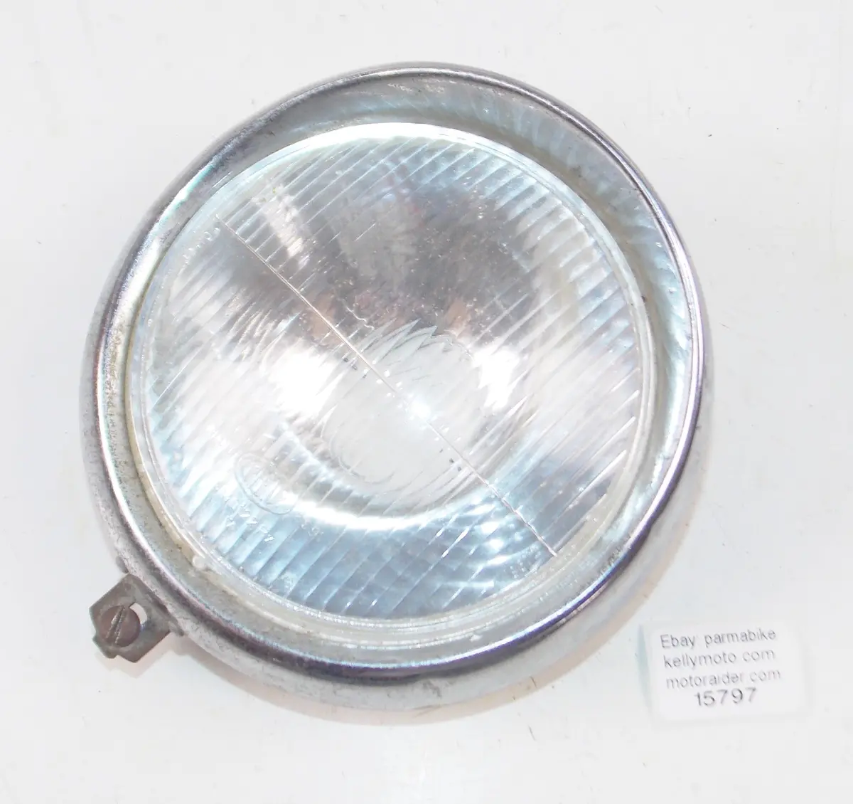 1959 Gilera Giubileo 98Cc Headlight Cev Reflector+Rim Aprilia Vintage Italy 1