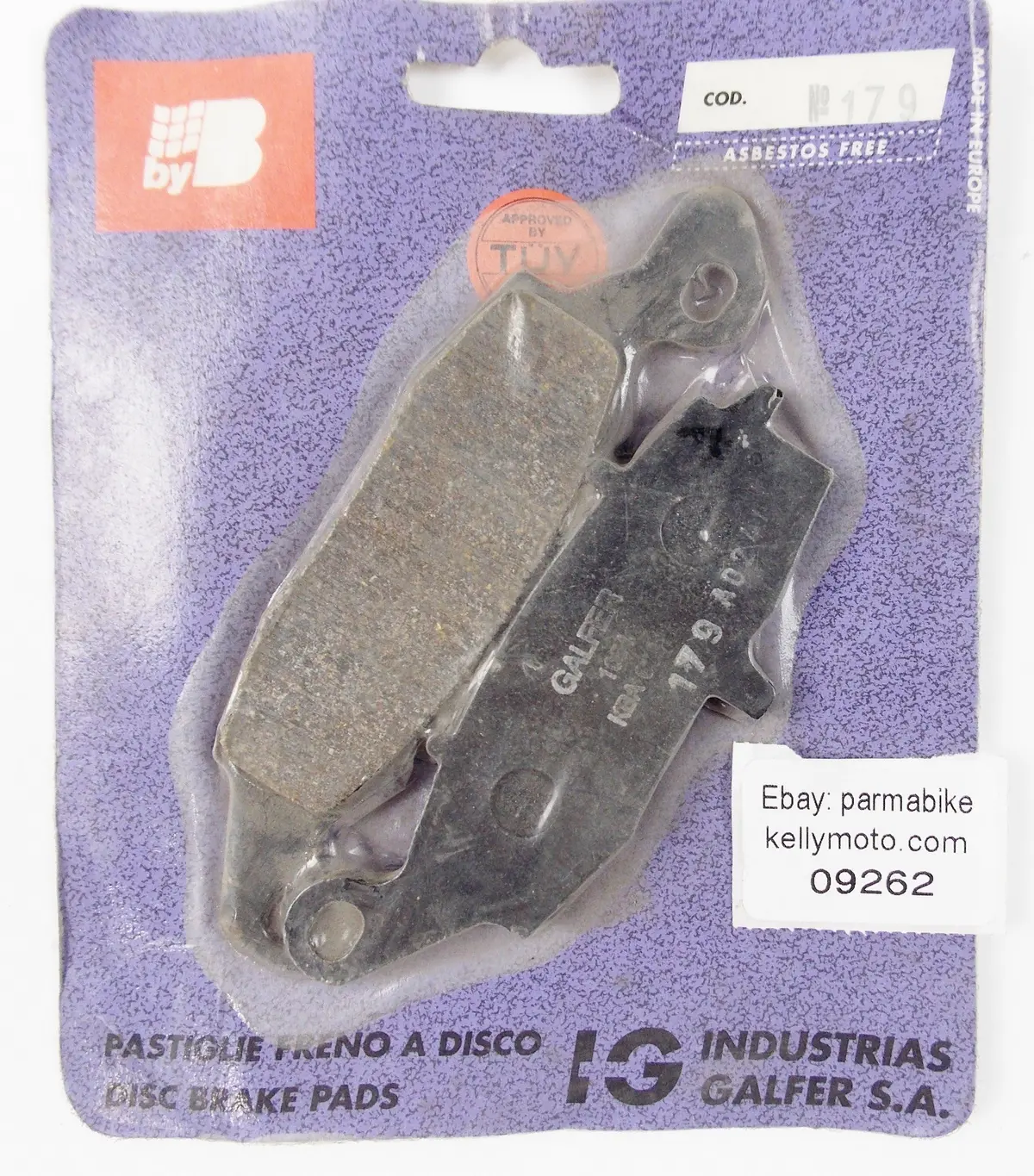 Galfer 1054 Disc Brake Pads Suzuki 1999-2008 Sv650 # 179 A0241 1