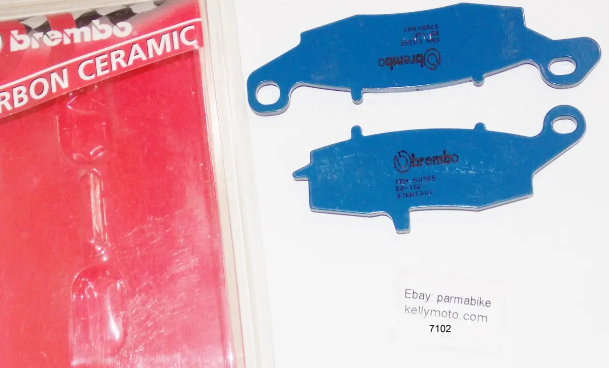 Nos Brembo Kawasaki Carbon Ceramic Front Whell Pair Disc Brake Pads 07Ka1907 1