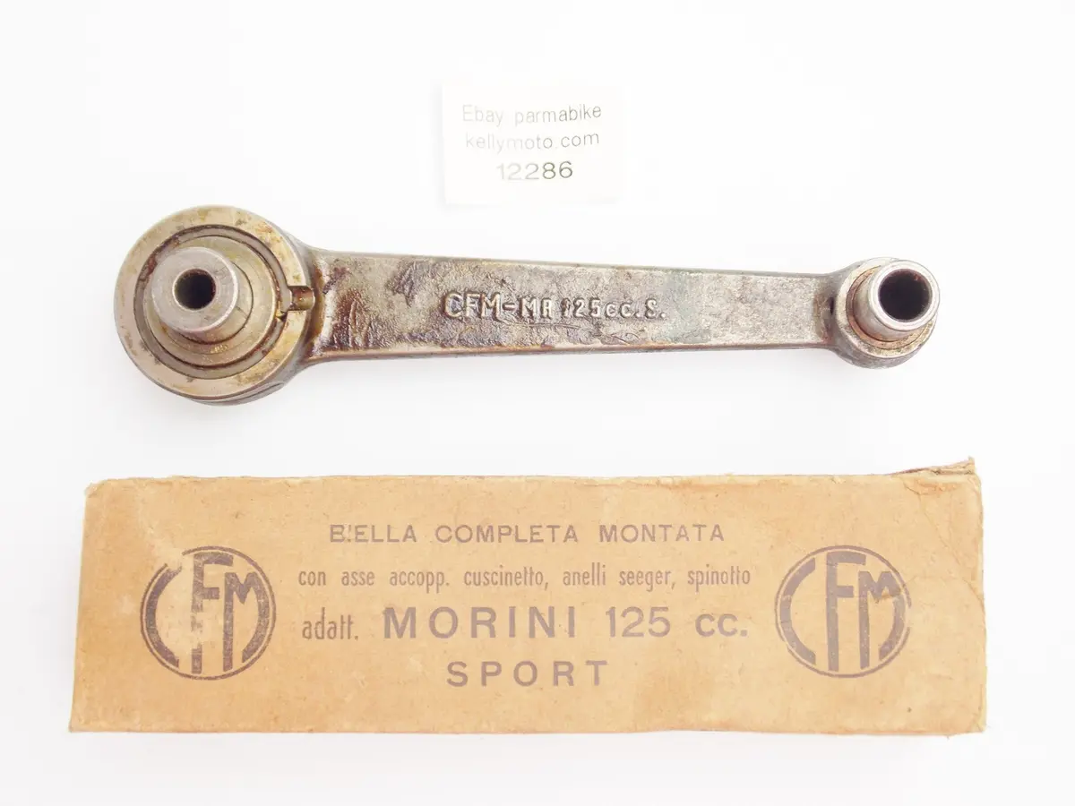 Oem Cfm Connectinig Rod + Pins + Roller Bearing Motor Engine Morini 125 Cc Sport 1