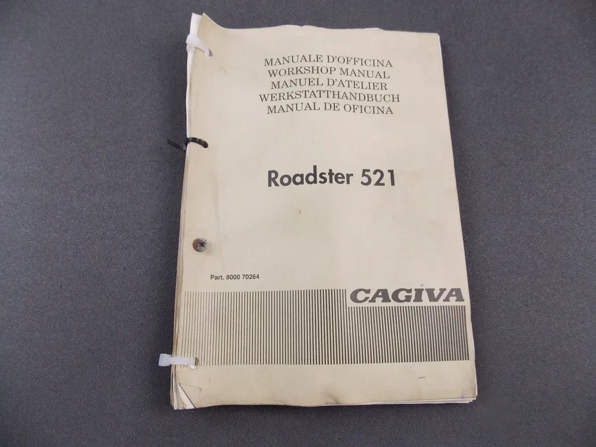 Nos Oem Cagiva Roadster 521 Workshop Manual Shop Book 800070264 1