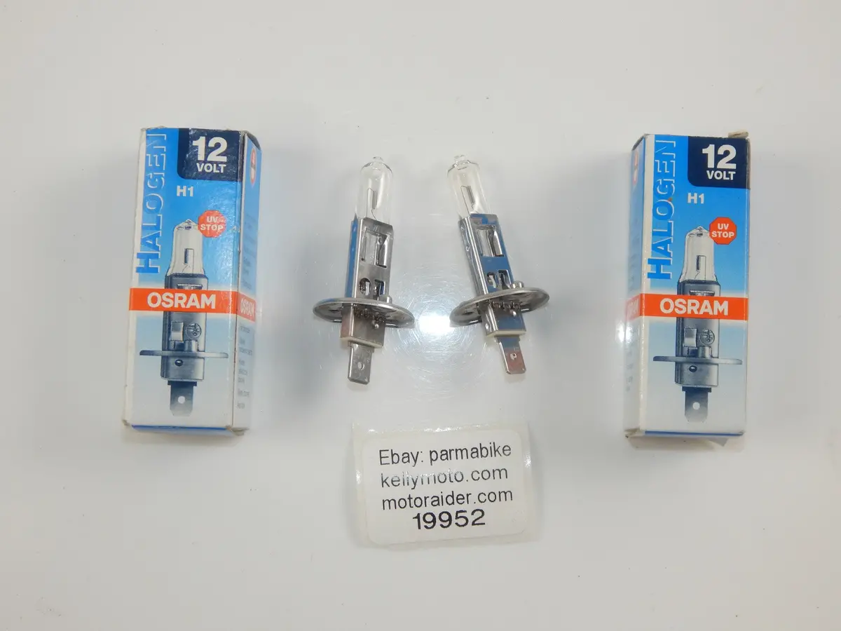 2 Osram H1 64150 Halogen Headlight Bulb 12 Volt 55W P14,5S Motorcycle Automotive 1
