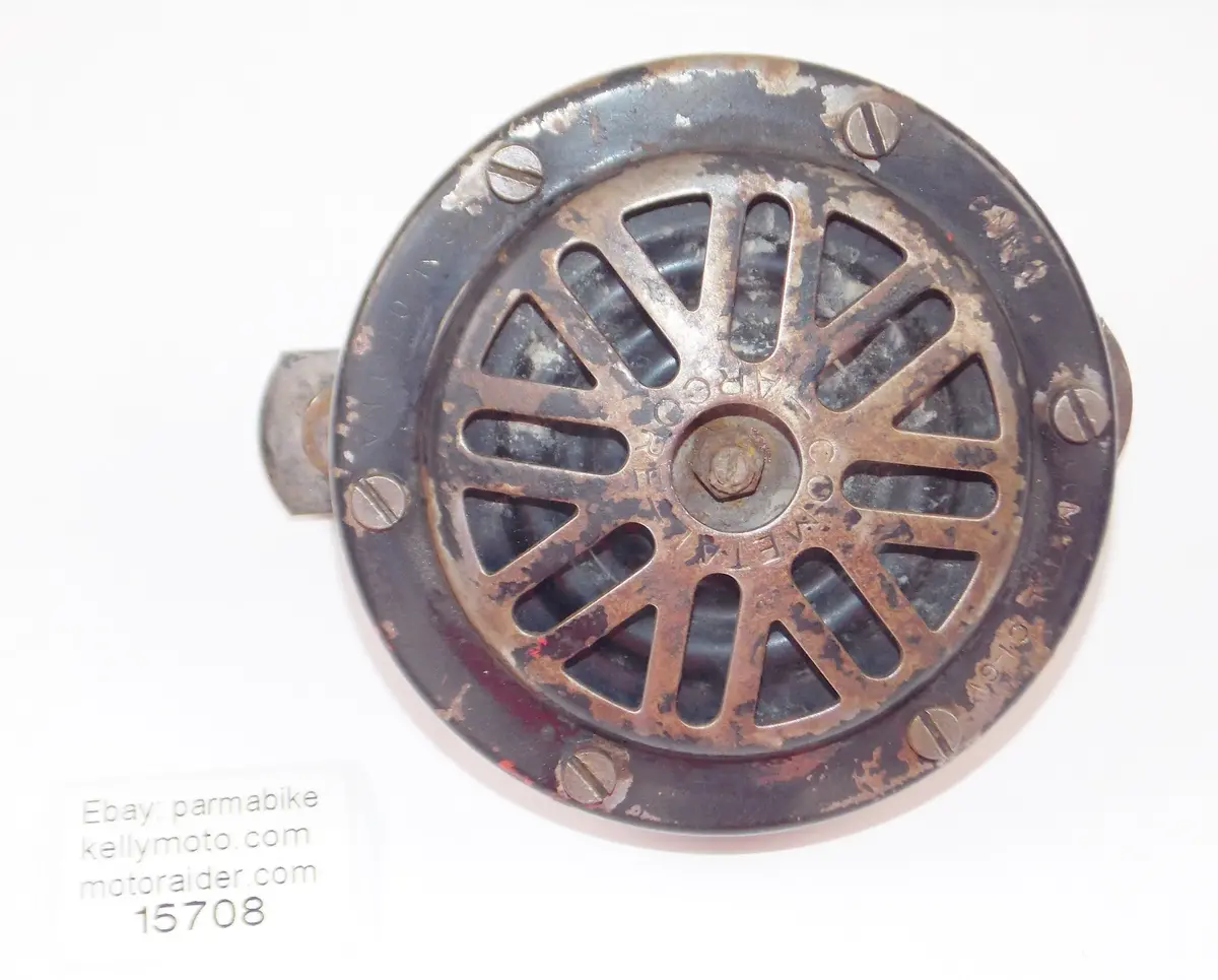 1959 Gilera Giubileo 98Cc Horn Acoustic Advisor Cometal Arcore 1