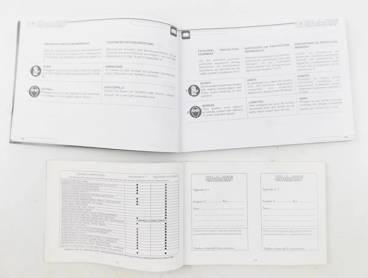 Oem Malaguti Grizzly 50 Motocross User Owner Manual + Warranty Book 2