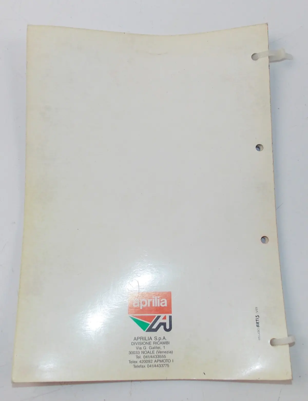 Aprilia 1989 Pegaso 125 Spare Parts Catalog English/French/German/Spanish 211 2