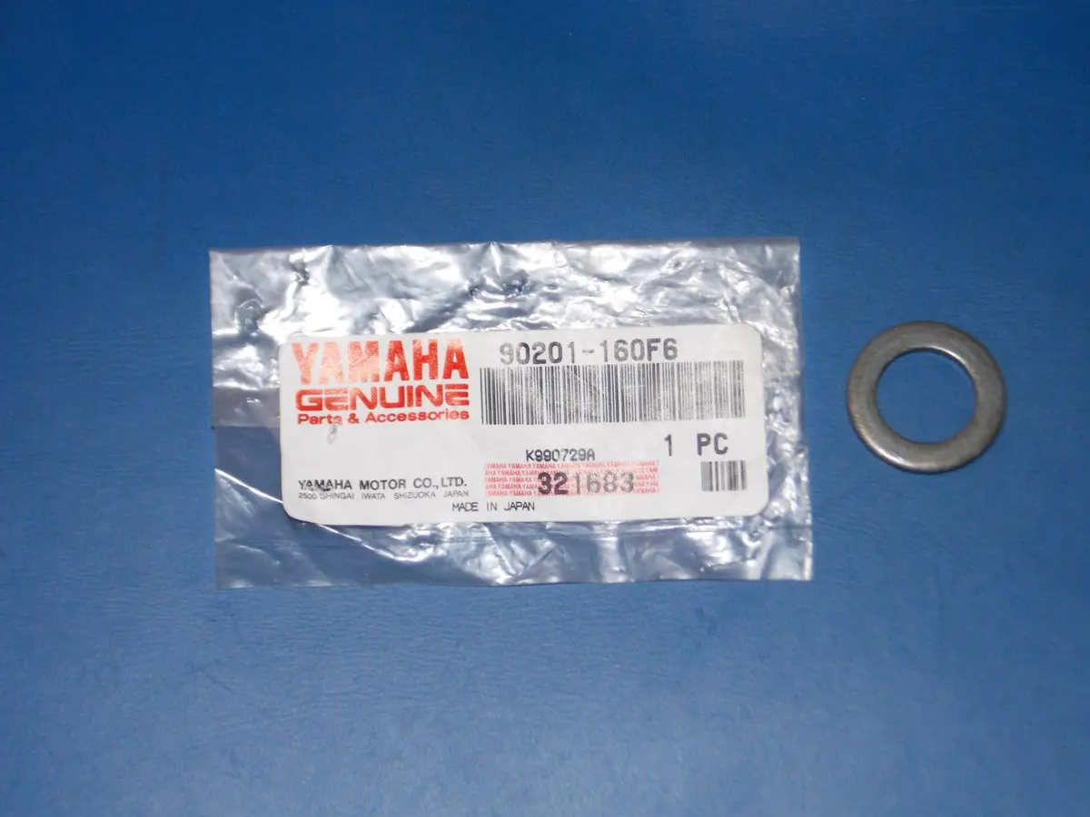 Nos  1980-2006 Yamaha Yzf600 Yfz450/350 Bw200/350 Plate Washer  90201-160F6 1