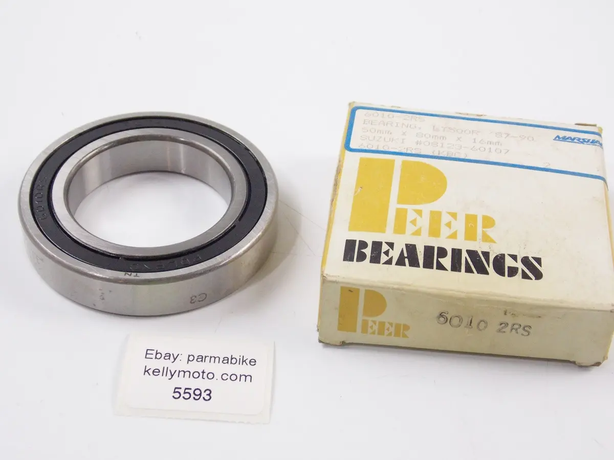 Peer Bearings 1987 Suzuki Lt500r Atv Bearing 50Mmx80mmx16mm 6010-2Rs 08123-60107 1