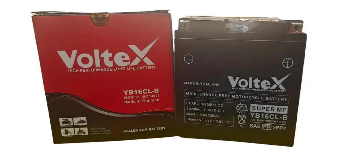 Yb16cl-B Voltex Gel 12V19ah Battery Yamaha Superjet Wave Runner Fx Vx-C Gp, Fzr, Fzs, Vxs, Vxr 2009 - 2024 Jet Ski Battery 2