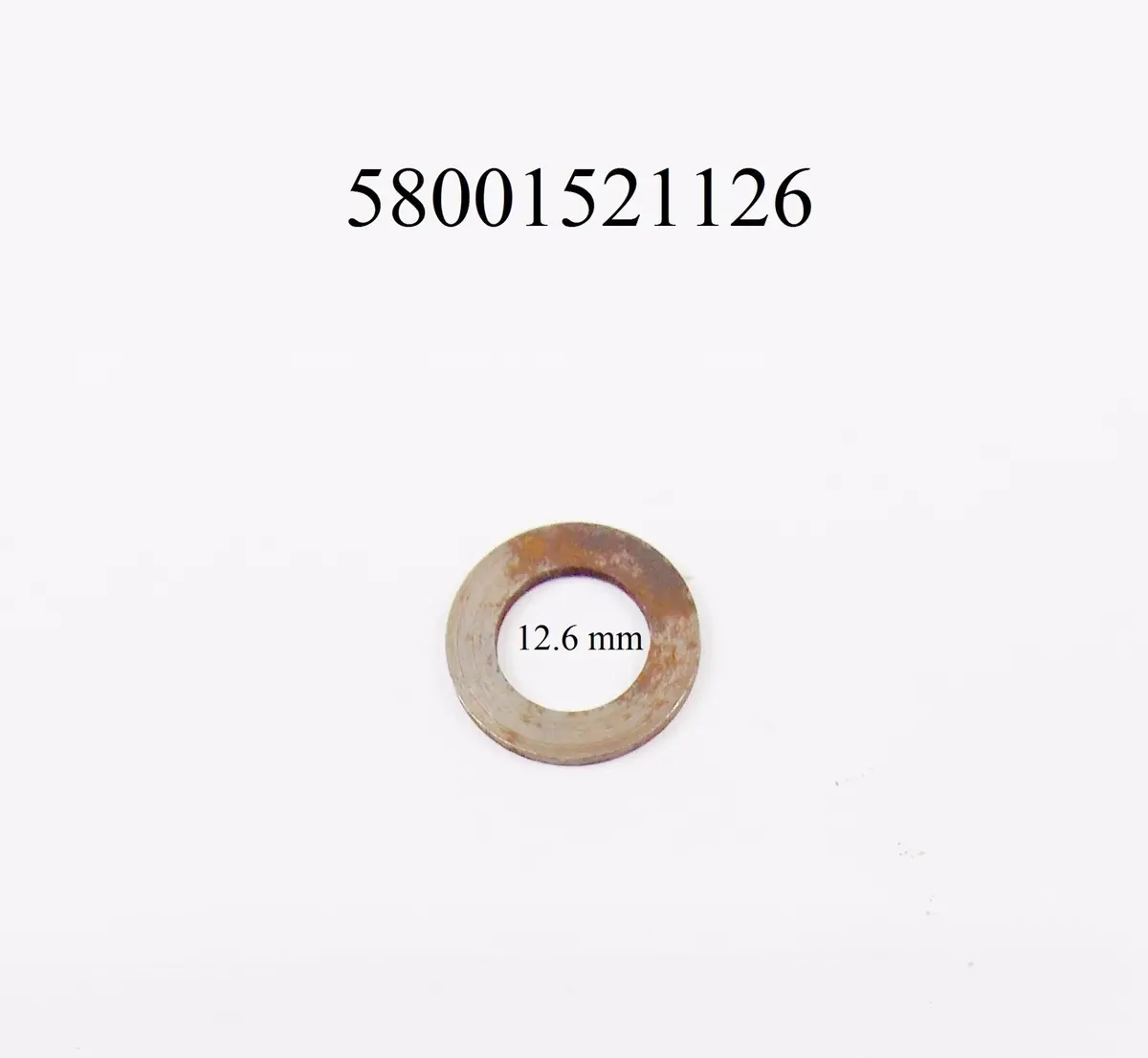 Oem Ktm 1990 500/600 Lc4 Mx Front Fork Pressure Damping Disc 12.6 Mm 58001521126 1