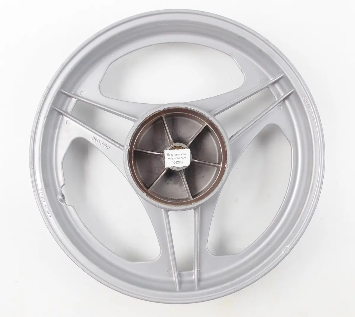 Nos Oem Laverda Rear Wheel Rim E-2.15X18" Dot-D 3 Razze Stella Silver 1
