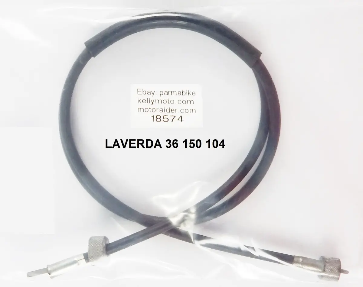Nos Oem Laverda Lz 125 175 Speedometer Cable Zundapp 36150104 36 150 104 1