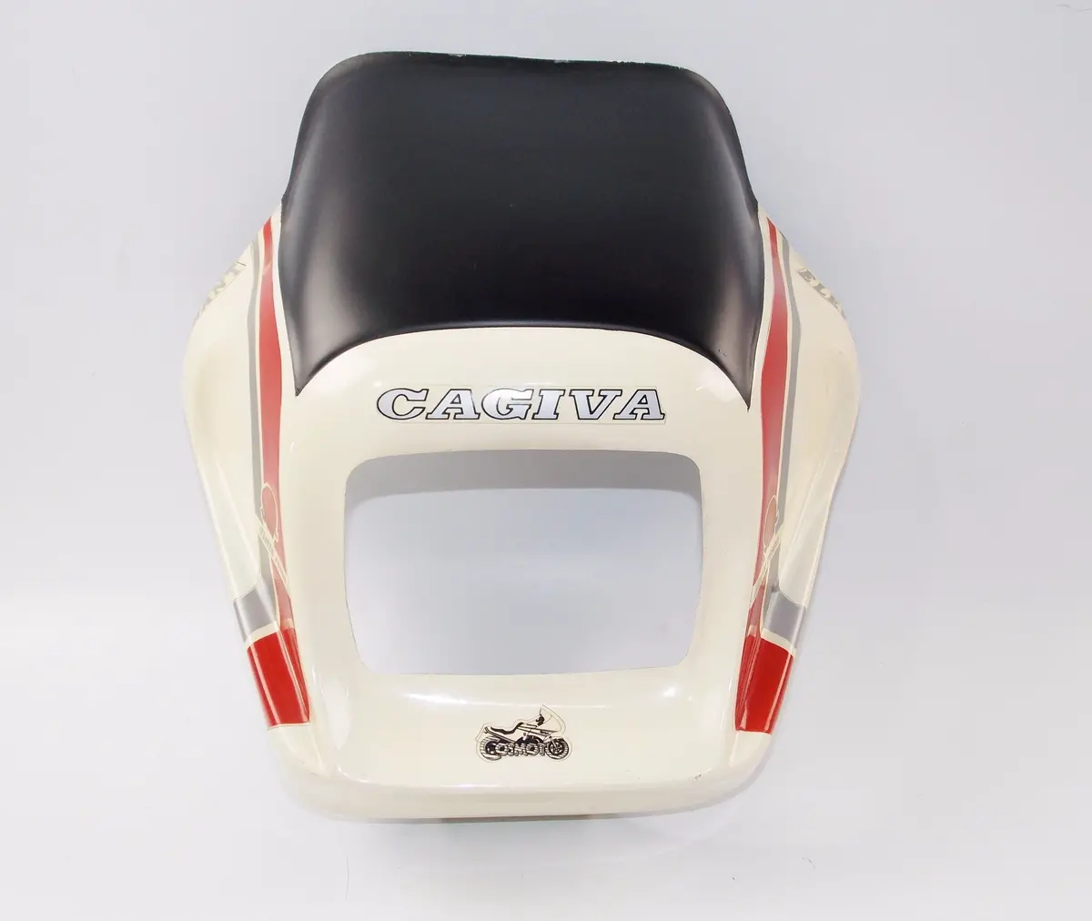 Oem Cagiva Aletta Rossa/Elefant 125 Headlight Cover Fiber Glass White Cosmoto 1