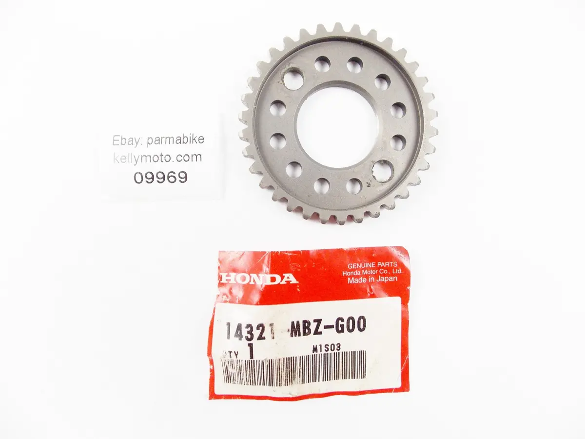 Nos Oem Honda 2004 | 2006 Hornet Cb600 Sprocket, Cam (34T) 14321-Mbz-G00 1