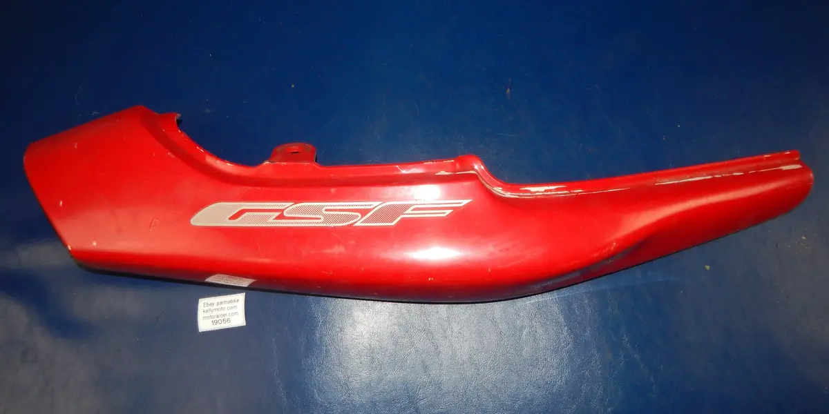 1993 Suzuki Bandit Gsf 400 Right Frame Cover Side Panel Red Fairing Cowl 1