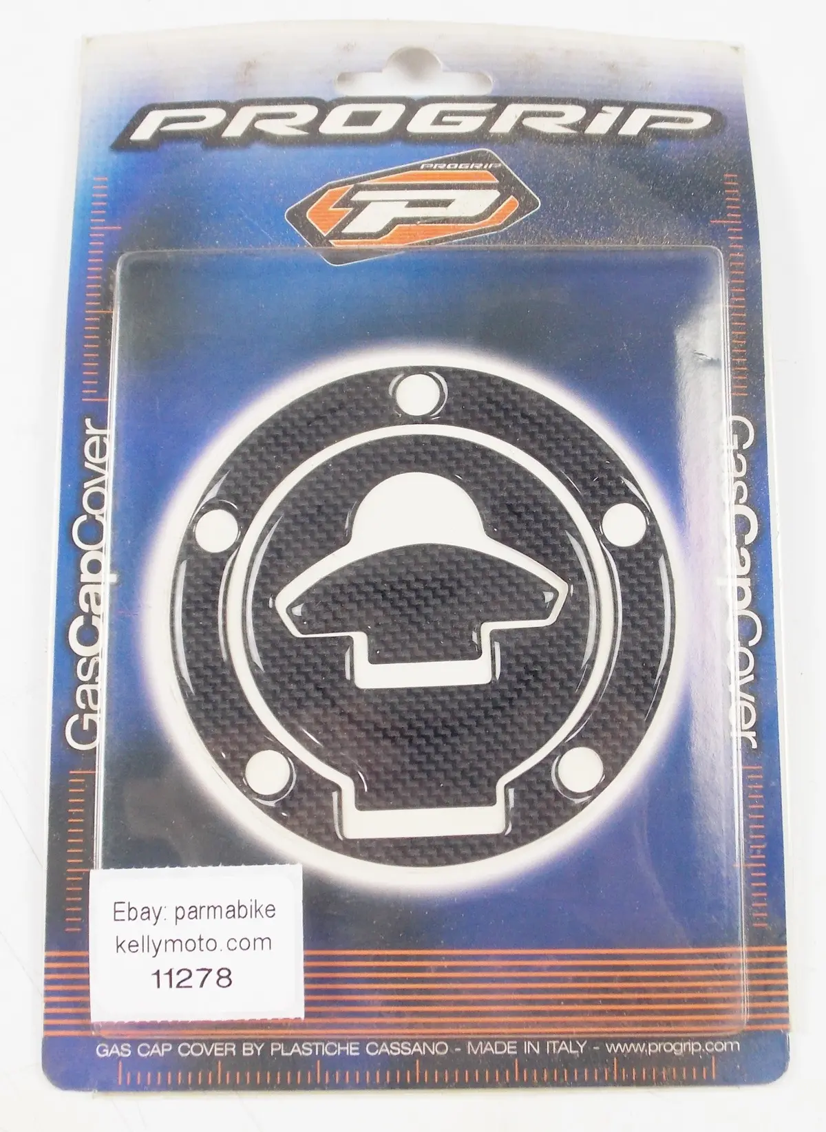 Progrip Pg 5030 Carbon Fiber Look Gas Cap Cover For Ducati 1