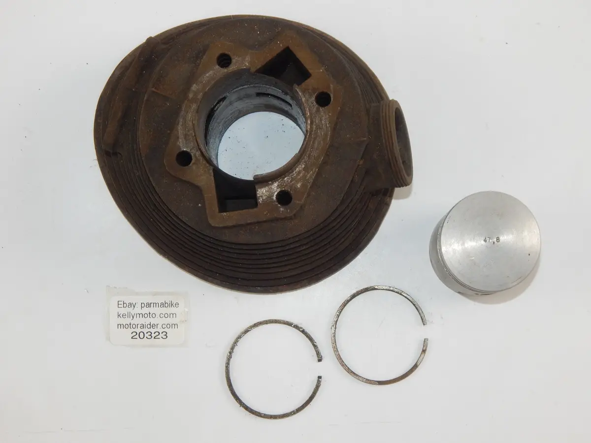 1960'S Beta 75Cc Cylinder Piston 47.8 Mm Motor Engine Vintage Scooter 1