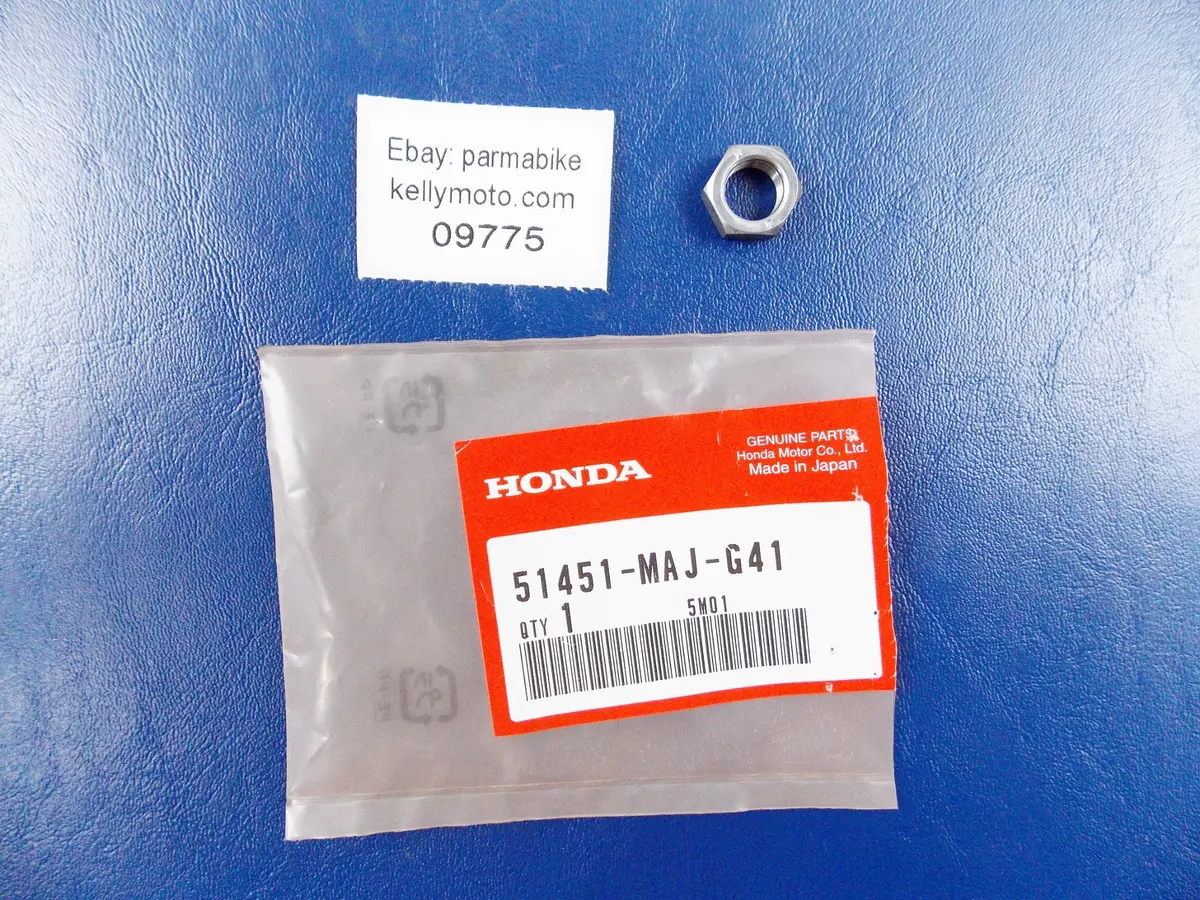 Nos Oem 1997-15 Honda Vt1300 St1300/1100 Gl1800/1500 Hex Nut 10Mm 51451-Maj-G41 1