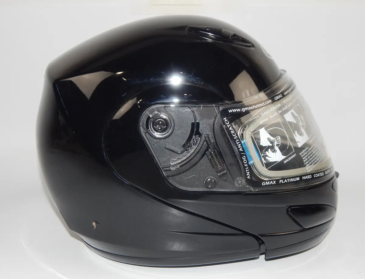 Gmax Gm44s Full Face Modular Helmet Black Size Xl Mototrcycle Snowmobile Atv 2