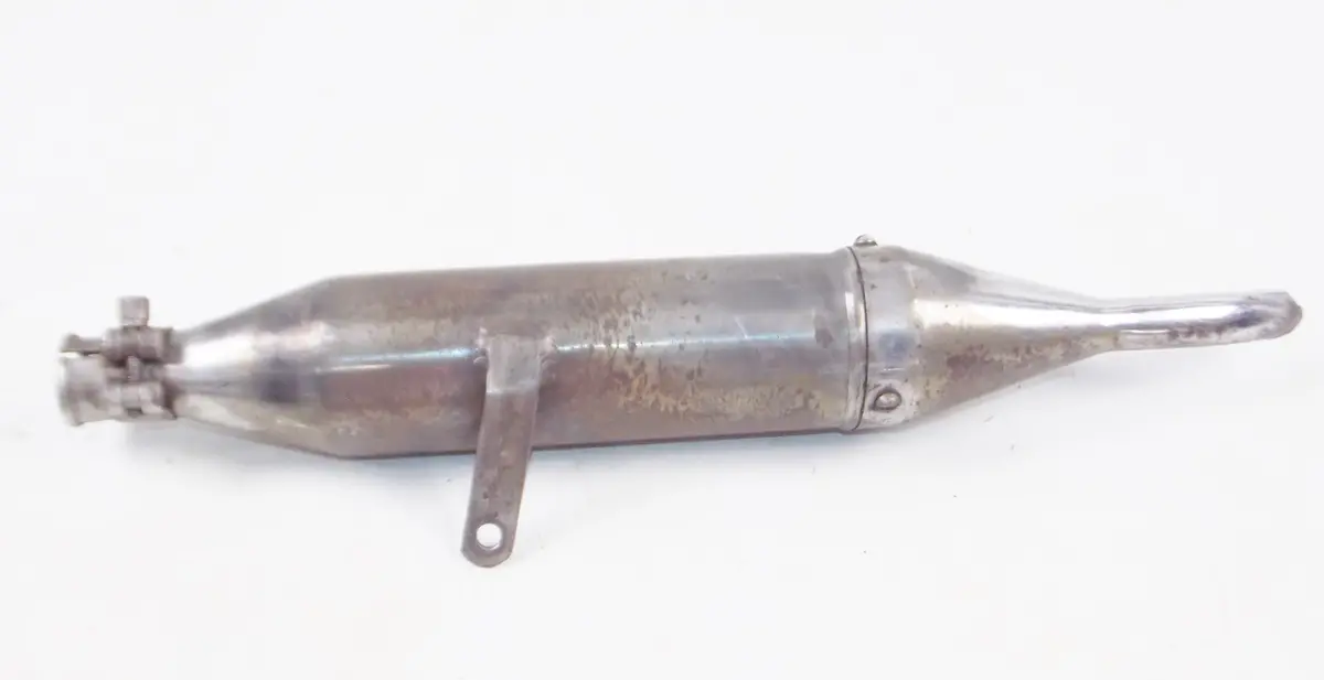 1953-1956 Mv Agusta Pulman 125 Cc Left Side Exhaust Muffler Pipe Vintage Italy 2