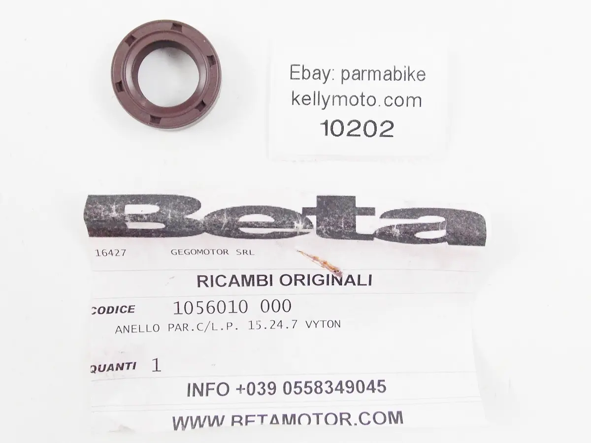 Nos Beta 2012 Minicross R12 Crankshaft Piston Oil Seal 15X24x7 1056010 000 1