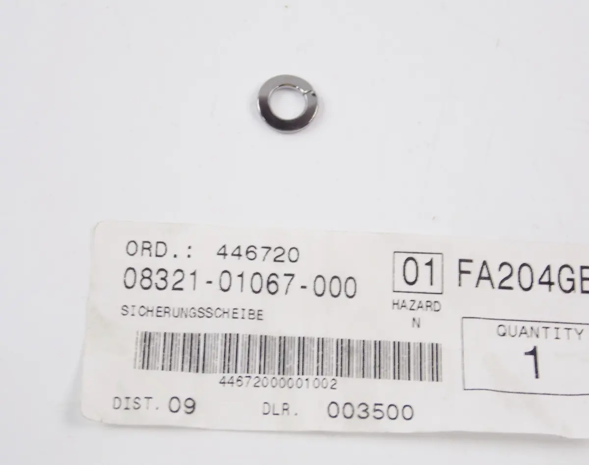 Nos Oem Suzuki 1981 Gs550x Front Brake Hose Lock Washer 08321-01067-000 1