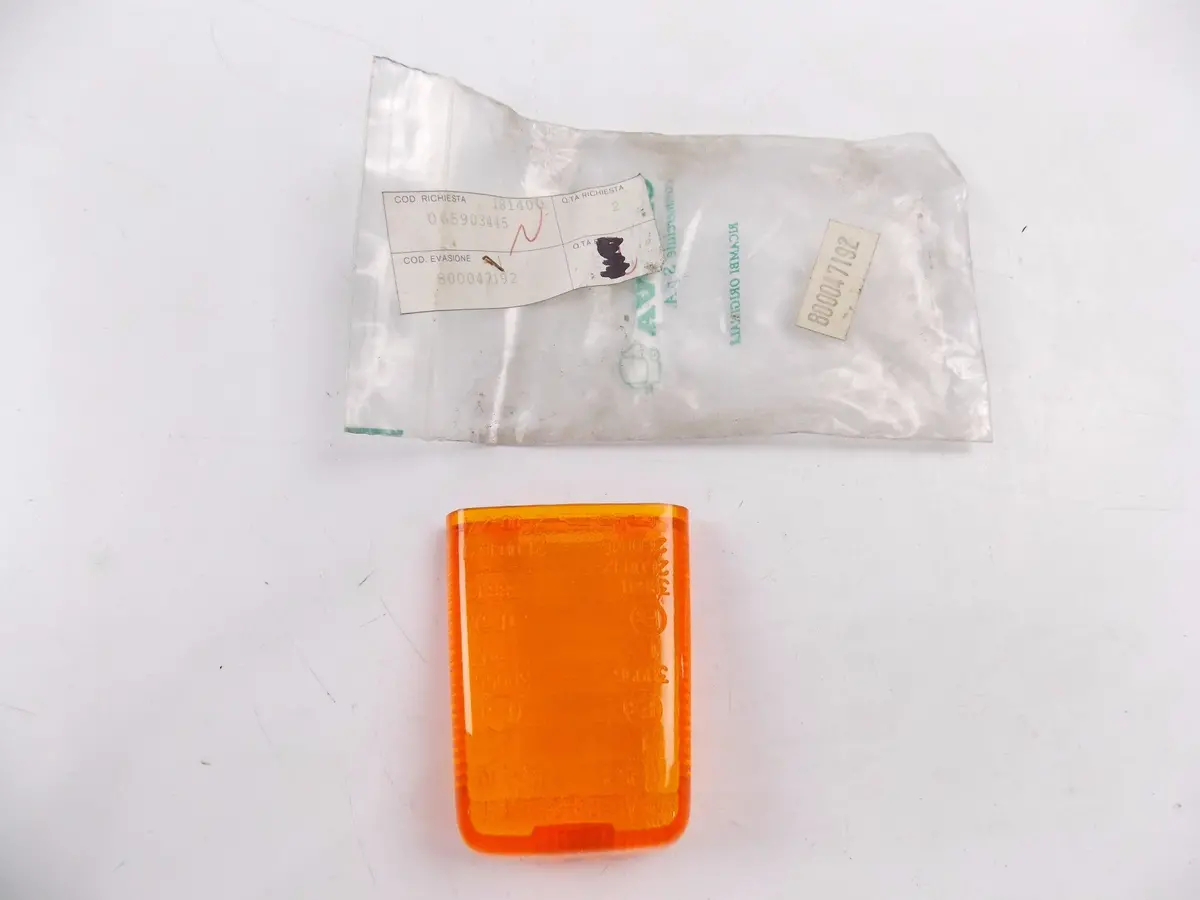 Nos Oem Cagiva 1987 Alleta Oro 125-S2 Turn Signal Indicator Lens Amber 800047192 1