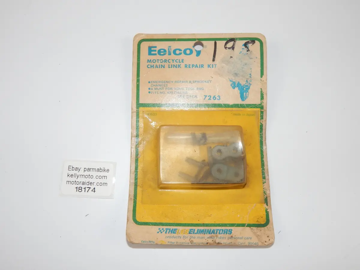 Eelcoy Motorcycle 420 Chain Repair Kit Link Honda Z50 Ct70 Yamaha Jt1 Yg1 Hodaka 1