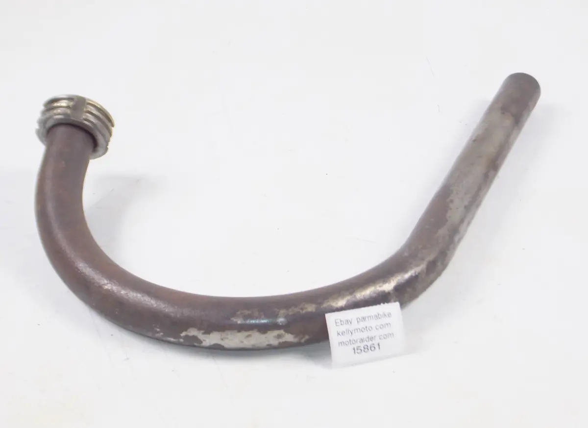1953-1956 Mv Agusta Pulman 125 Right Exhaust Header Muffler Pipe Vintage Italy 1