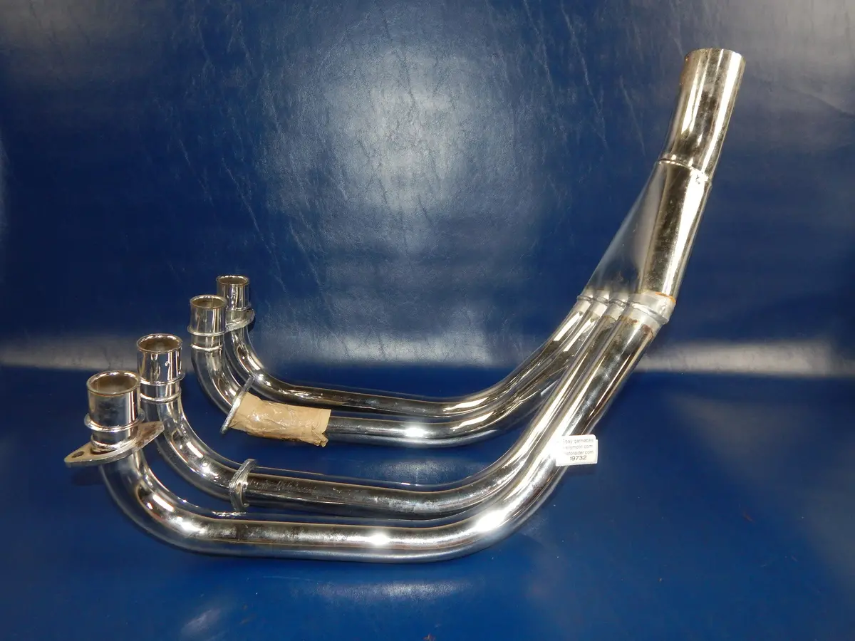 Nos Marving Chrome 4 In 1 Header Front Exhaust Muffler Pipe Yamaha Xj900 Y47c 1
