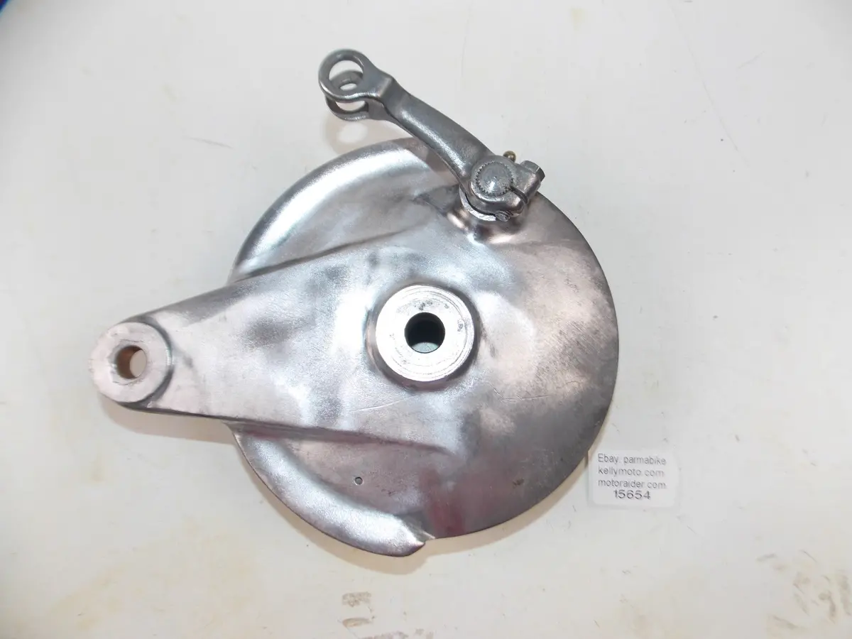 1960'S Honda Ca 150 Dream Rear Wheel Hub Brake Shoes Plate Carrier 1