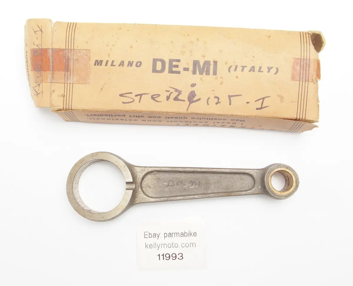 Nos De-Mi Engine Motor Piston Connecting Rod Sterzi 125 Cc Milano 1