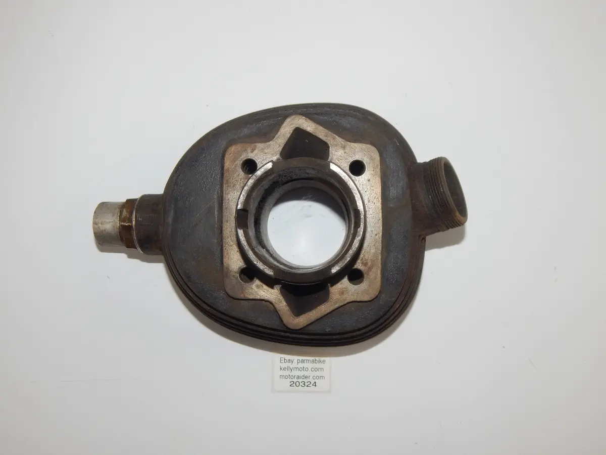 1950'S Bianchi Tonale 175 Cylinder Motor Engine Bore D= 53.58 Mm Vintage Italy 1