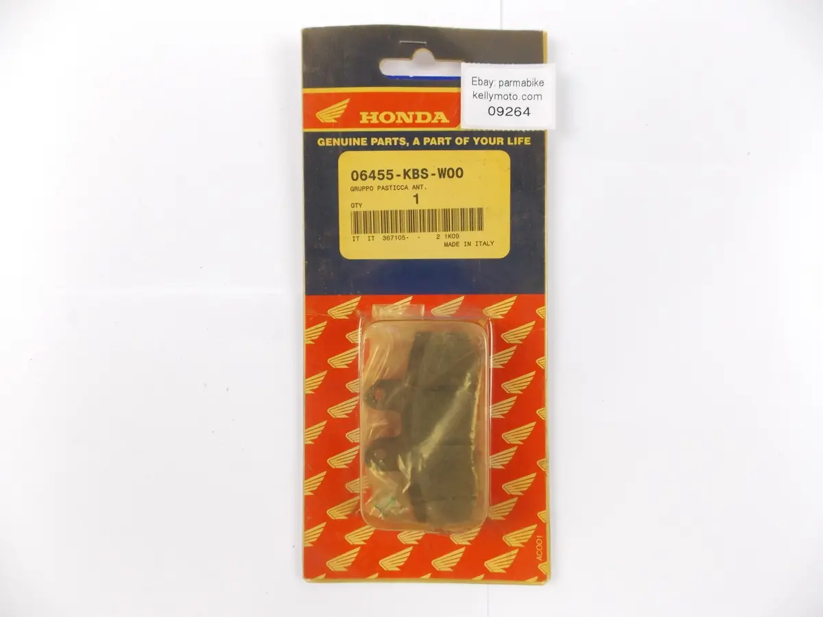 Nos Oem Honda Rebel 125/250 1997-1999 Front Brake Pads Set 06455-Kbs-W00 1