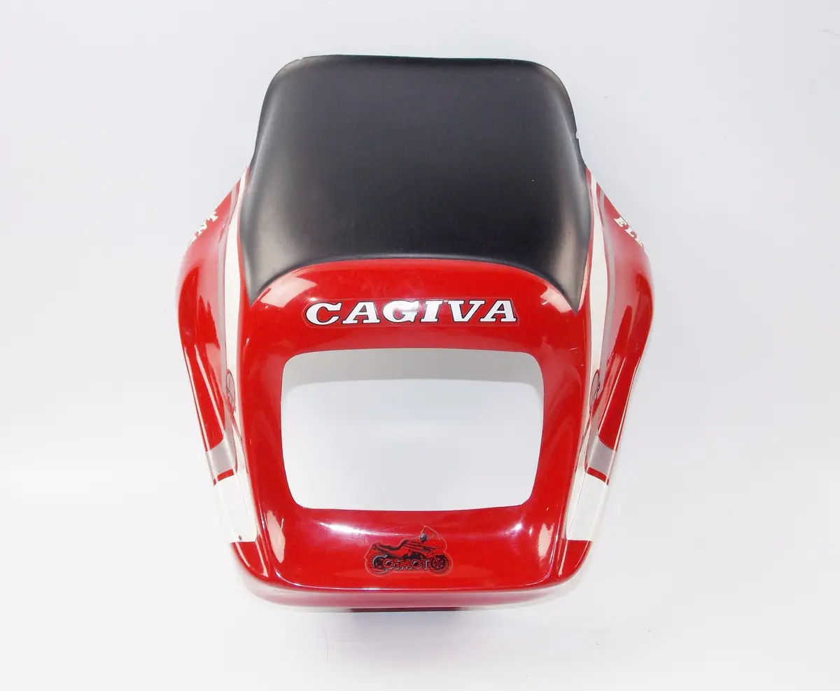Nos Oem Cagiva Aletta Rossa/Elefant 125 Headlight Cover Fiber Glass Red Cosmoto 1