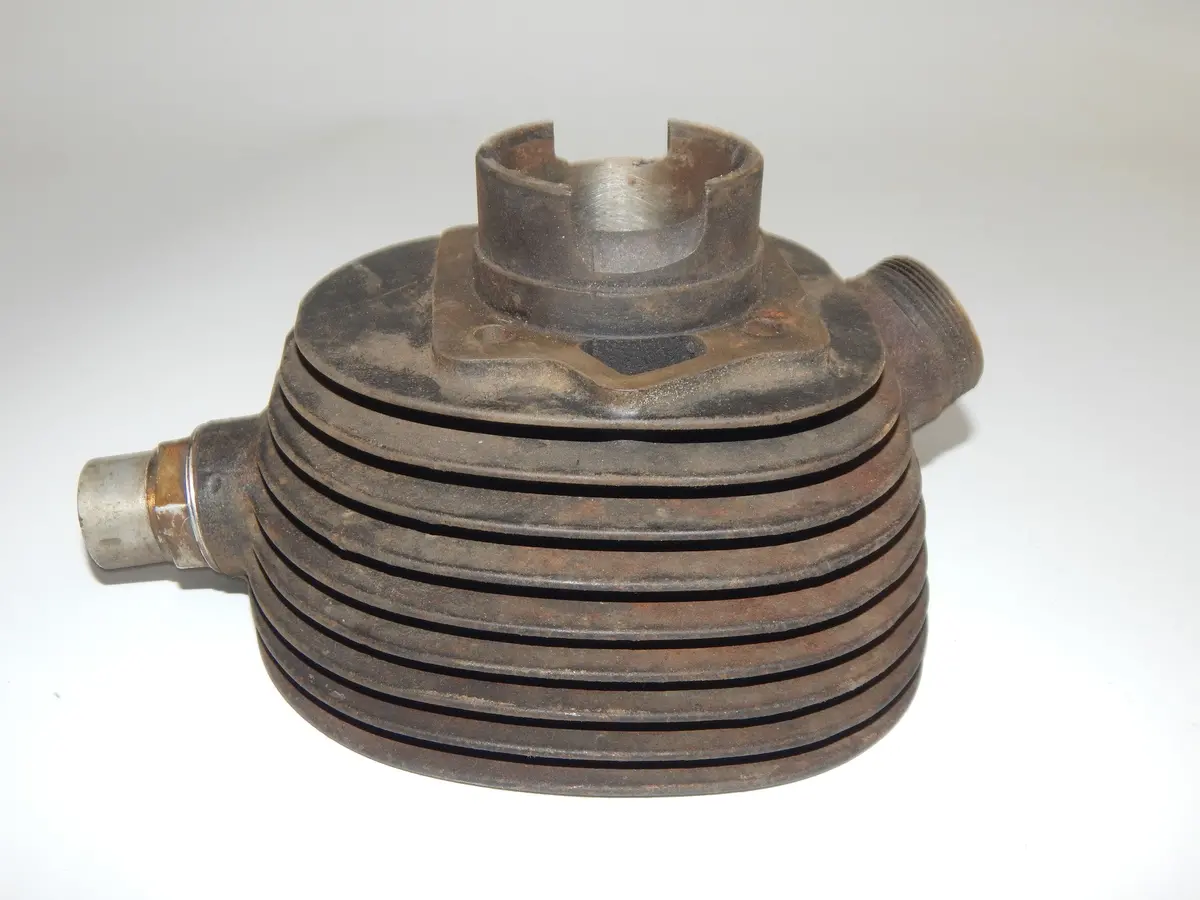 1950'S Bianchi Tonale 175 Cylinder Motor Engine Bore D= 53.58 Mm Vintage Italy 2