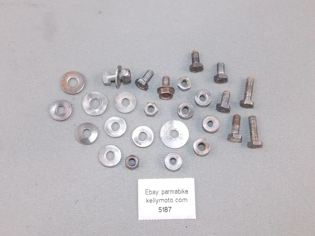 1992 Ktm Mxc 250 Rear Fender Mounting Bolts + Washers Hardware 1