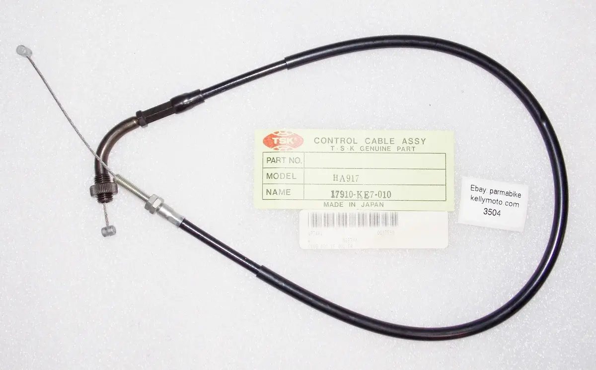 Nos 1992-1995 Honda Cbr900 Throttle Cable Tsk 17910-Ke7-010 1