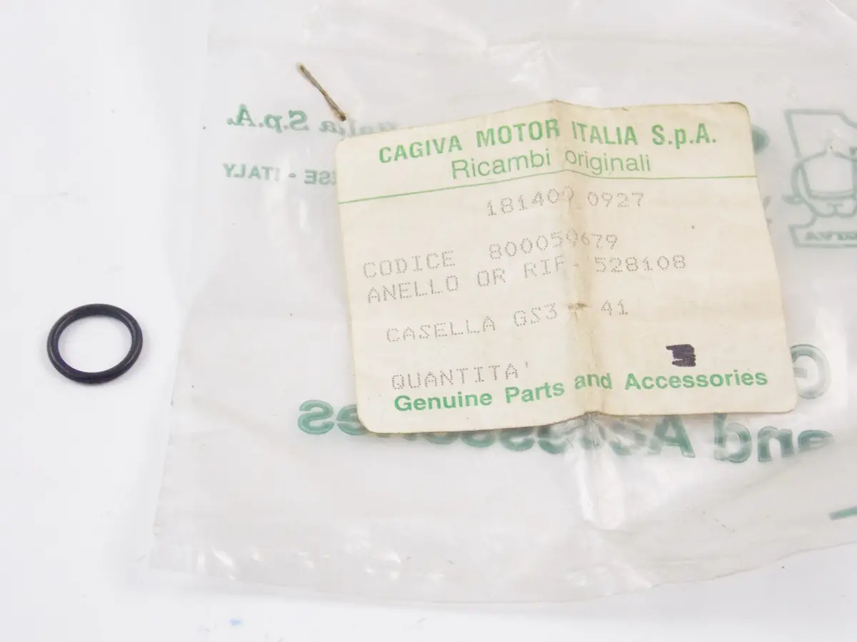 Nos Oem Cagiva 2001 Raptor 1000 Front Fork O-Ring M11.1X1.78 800050679 1