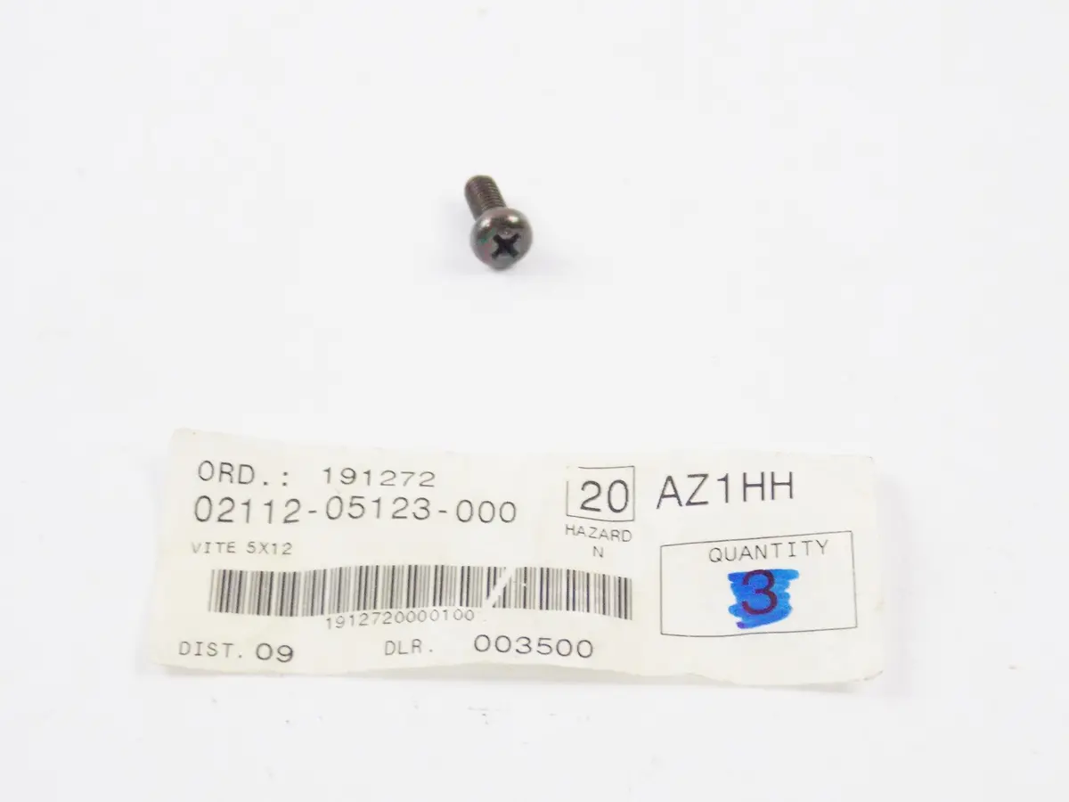 Nos Oem Suzuki 1995-2000 An125 | 2003-2004 Gsx-R1000 Screw 02112-05123-000 1