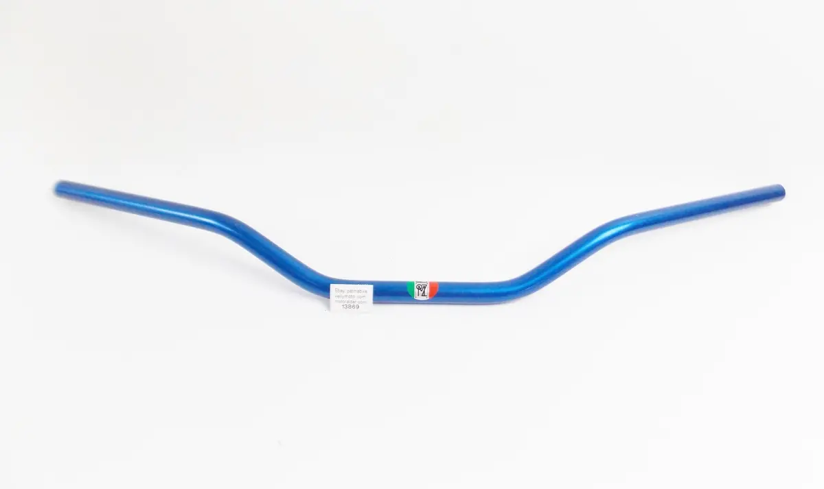 Motorcycles Aluminum Handlebar W=33.5" D=7/8" 22Mm Blue Cagiva Yamaha Honda Puch 1