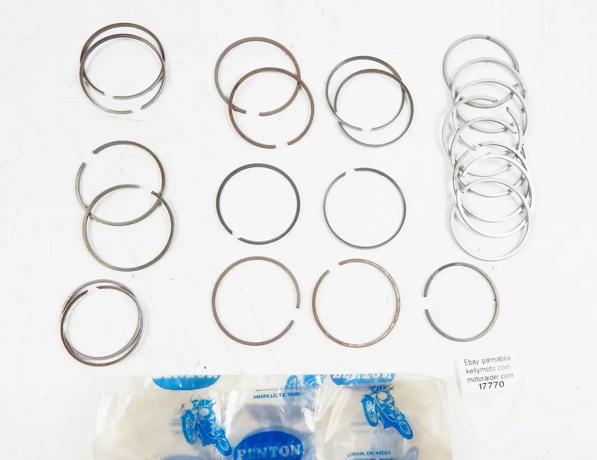 23 Sachs Assorted Piston Ring L-Shape Rectangular Penton Ktm Hercules Dkw Vintag 1