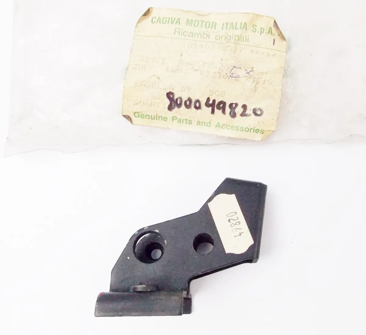 Nos Oem Cagiva Clutch Control Bracket 800049820 | 800034996 1