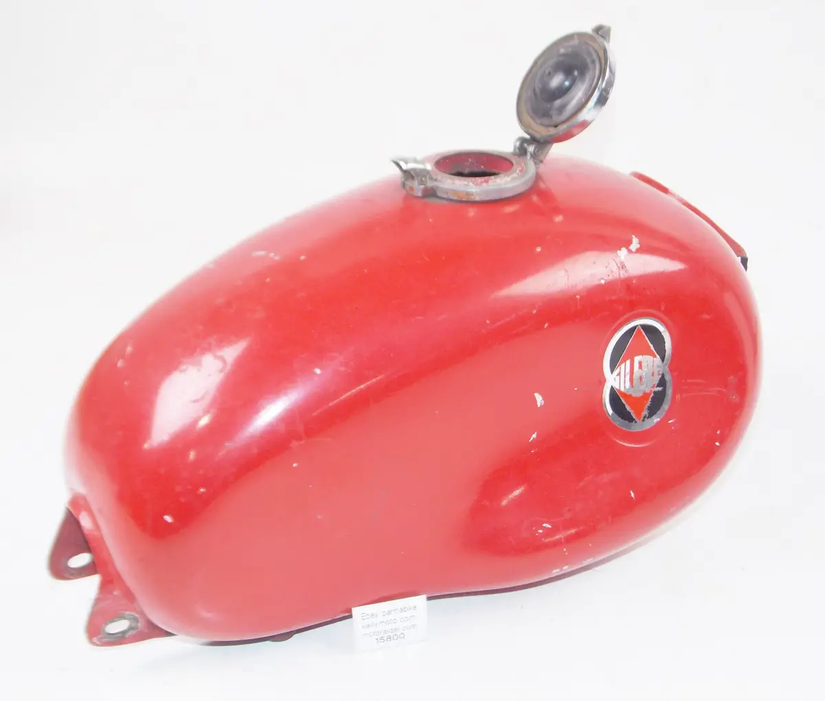 1959 Gilera Giubileo 98Cc Fuel Petrol Gas Tank + Cap Red Vintage Italy 1