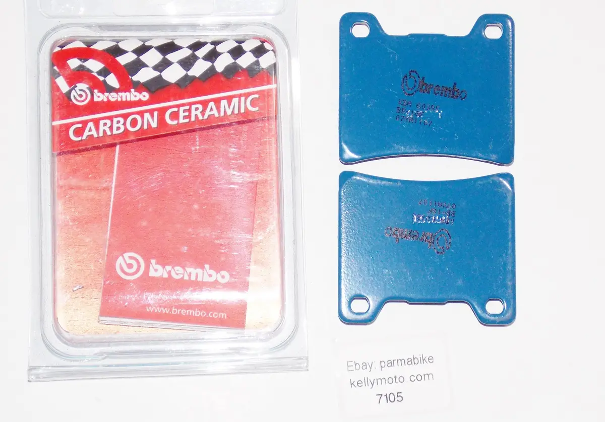 Nos Brembo Yamaha Fz/Fzr/Td/Yd/Yx Carbon Ceramic Front Pair Brake Pads 07Ya1107 1