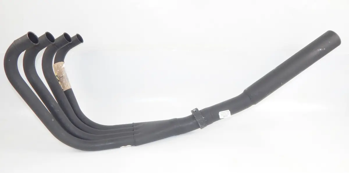Nos Marving Black Header Front Exhaust Muffler Pipe Kawasaki Z550 Gp Unitrak K52 1