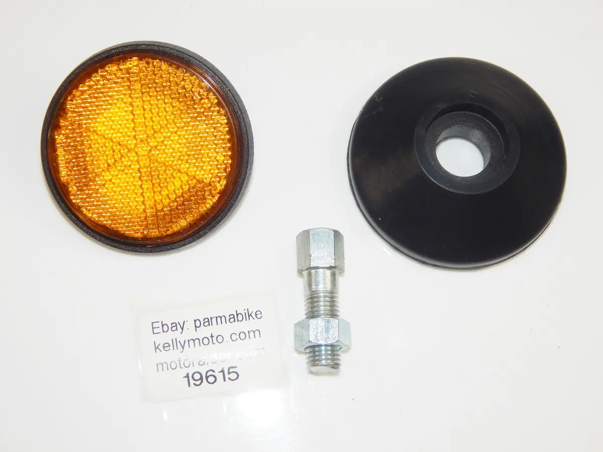 Stanley 072-0420 Front Fork Amber Reflector Rr50iy Sae 71 R-168 Honda Yamaha 1