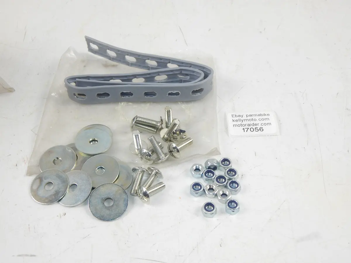 Vintage Krauser Top Case Luggage Universal Hardware Mount Kit Bolt Washer Strap 1