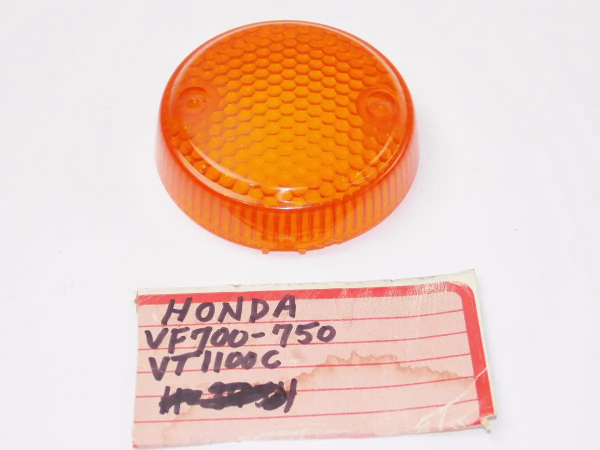 Honda Turn Signal Indicator Blinker Lens Amber Vf700-750 Ct1100c 1