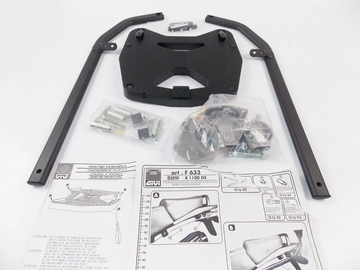 Givi Art. F 633 Top Case Support Kit Mount Plate Luggage Bmw R Gs1000 1994 1995 1