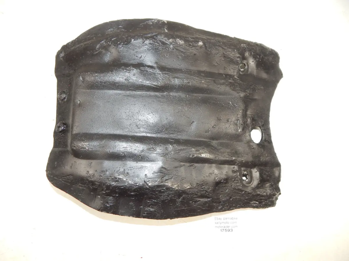 1970'S Fantic Motor 125 Trial Engine Frame Skid Plate Protector Aluminum Vintage 1